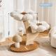 Compact, Space-saving Cat Tree With A Cozy Nest And A Durable Mushroom-shaped Scratching Post