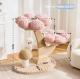 Compact, Space-saving Cat Tree With A Cozy Nest And A Durable Mushroom-shaped Scratching Post