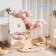 Compact, Space-saving Cat Tree With A Cozy Nest And A Durable Mushroom-shaped Scratching Post