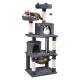 Vertical Cat Tree With Integrated Cat Bed