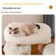 Solid Wood Space-saving Cat Tree