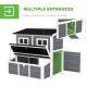 Wooden Pet Coop With Nesting Box