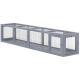 PawHut Wooden Cat Run With Weather Protection, Connecting Inside And Outside, Dark Gray