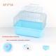 Small Pastoral-style Pet Supply Set Including A Water Bottle A Food Bowl And A Running Wheel