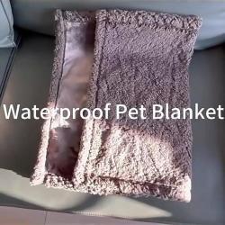 Flannel Cotton Wool Sherpa Thick Pet Blanket Dog Kennel