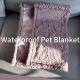 Flannel Cotton Wool Sherpa Thick Pet Blanket Dog Kennel