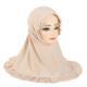 Girls Fashion Personality Pure Color Ruffles Headscarf