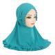 Girls Fashion Personality Pure Color Ruffles Headscarf