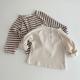 Casual All-matching Striped Top Simple