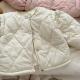 Girls Pure Color Thickened Fleece Lined Coat