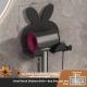 Hair dryer bracket-black single cylinder-1 pack - Option1