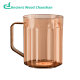 High-value mouthwash cup-straight stripe model-rose gold-PET-1 piece - Option1