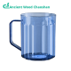 High-value mouthwash cup-straight stripe model-rose gold-PET-1 piece - Option1