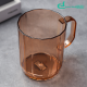 High-value mouthwash cup-straight stripe model-rose gold-PET-1 piece - Option1