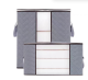 Non-woven quilt bag-70 * 50 *30cm-gray-1 piece - Option1