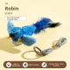 Simulated bird cat toy-Zhigeng-with door rope-Plush-1 piece - Option1