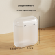 Data cable storage box-transparent white-PP-1 piece - Option1