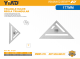 Aluminum Alloy Triangular Ruler-Only Support Self-pickup, And The Free Shipping Price Is An Anti-auction Price
