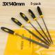 Steel File Polishing Tool Small Combination File Set