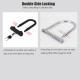 Bike D U Lock Heavy Duty Bicycle Motorbike Motorcycle Scooter Vehicle Security