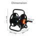 NEW Portable Hose Pipe Reel Garden Cart Free Standing Holder Water Hose 20m UK