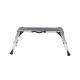 Folding Work Platform, Aluminum Drywall Stool Ladder, 660 Lbs Load Capacity Heavy Duty Work Bench W Non-Slip Feet, Ideal For Washing Vehicles, Cleaning, Painting, Decorating
