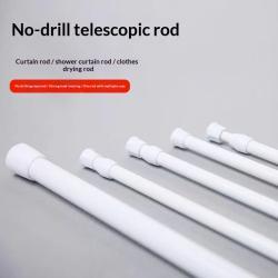 The Adjustable Shower Curtain Rod Makes It Easy And Convenient To Hang A Shower Curtain Or Dry Clothes