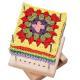 Knitted Yarn Shaped Crochet Square Solid Wood Woven Board