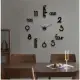 Huge Frameless Big Wall Clock, Modern Home Decoration, SuitGiant Frameless Wall Clock, Modern Home Decoration, Suitable For Living Room, Kitchen, Bedroom, Interior Decoration Giant Frameless Wall Cloc