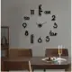 Huge Frameless Big Wall Clock, Modern Home Decoration, SuitGiant Frameless Wall Clock, Modern Home Decoration, Suitable For Living Room, Kitchen, Bedroom, Interior Decoration Giant Frameless Wall Cloc