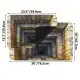 3D Optical Illusion Doormat - Non-slip Rubber Backing, Easy To Clean And Durable, Suitable For Indoor/outdoor Use, Fantastic Stone Step Design, Perfect For Front Door, Entrance, Bedroom Or Laundry Roo