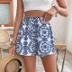European And American-style Fashionable Printed Casual Shorts