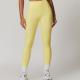 Sanding Tight High Waist Yoga Pants Belly Contracting Hip Raise Fitness Pants