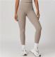 Sanding Tight High Waist Yoga Pants Belly Contracting Hip Raise Fitness Pants