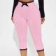 Sexy Lace Leopard Print Cropped Tight Straight-leg Pants