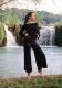 High Waist Irregular Casual Pants Yoga Cropped Pants