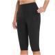 Side Pocket Solid Color High Waist Tight Stretch Sports Leggings