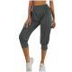 Womens Home Casual Pants High Waist Temperament Ankle-tied Harem Pants