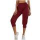Womens Home Casual Pants High Waist Temperament Ankle-tied Harem Pants