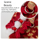 Lunar New Year Brocade Pet Jumpsuit With Faux Fur Trim, Traditional Chinese Knot Dog Onesie For Festive Celebrations