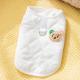 Cute Bear Patch Quilted Pet Vest, Warm Padded Dog Gilet For Small Dogs With Retro Style