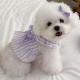 Dog Dresses Pet Dog Dress Summer Puppy Clothing Thin Vest Bowknot Stripe Skirt