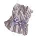 Dog Dresses Pet Dog Dress Summer Puppy Clothing Thin Vest Bowknot Stripe Skirt