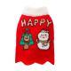 Autumn And Winter Dog Knitted Sweaters, Happy Little Dogs, Prosperous New Year Sweaters, Teddy Bichon Frises, Cat Pet Warm Clothes