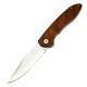 Wooden Handle Self-defense Folding Knife For Portable Outdoor Use