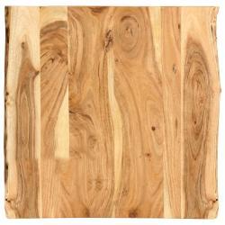   Tabletop Solid Acacia Wood 58x(50-60)x2.5 cm   Tabletop