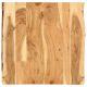   Tabletop Solid Acacia Wood 58x(50-60)x2.5 cm   Tabletop