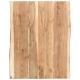   Tabletop Solid Acacia Wood 58x(50-60)x2.5 cm   Tabletop