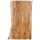   Tabletop Solid Acacia Wood 58x(50-60)x2.5 cm   Tabletop
