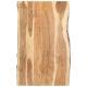   Tabletop Solid Acacia Wood 58x(50-60)x2.5 cm   Tabletop
